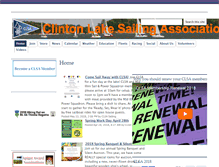 Tablet Screenshot of clsasailing.org